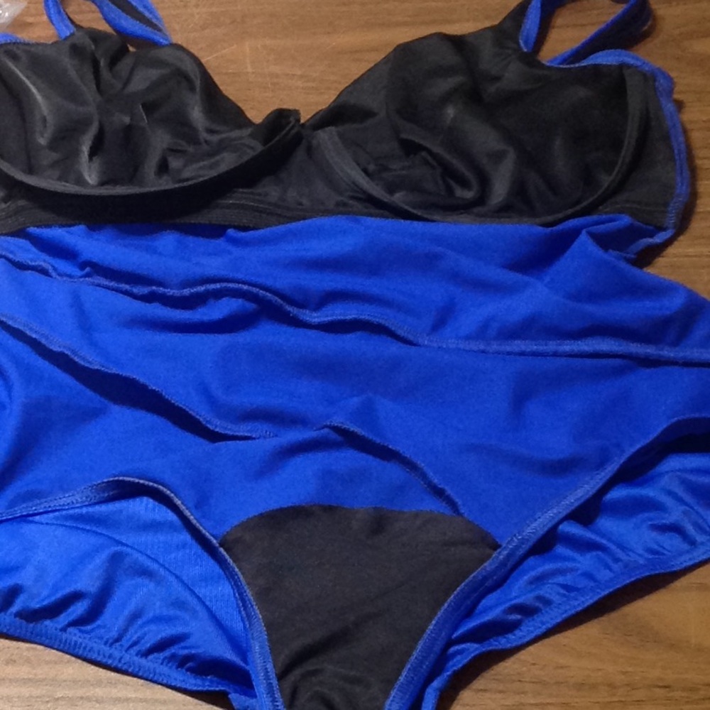 Miraclesuit Solid Oceanus Royal Blue Swimwear - image 5